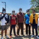 Ampi Kabupaten Simalungun Bersama Masyarakat Bahu Membahu Perbaiki Jembatan