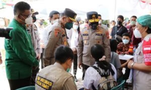 Wali Kota Pematangsiantar dan Kapolda Sumut Pantau Pelaksanaan Vaksinasi Massal