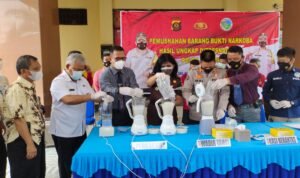 Ditresnarkoba Polda Sumsel Blender Sabu 3 Kg