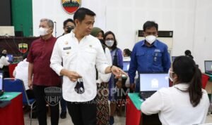Wali Kota Tinjau Peserta SKD CPNS Pemkot Pematangsiantar