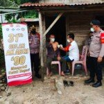Percepat Target, Polres Padangsidimpuan Sasar Peserta Vaksin “Door to Door” di Pelosok Desa