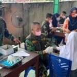 Percepat Herd Immunity, Koramil 402/06 Tanjung Batu Gelar Serbuan Vaksin