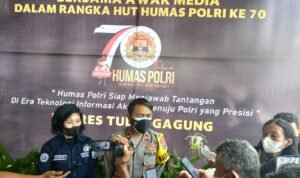 Tasyakuran HUT Humas Polri ke-70, Wakapolres Tulungagung Buka Ruang Kritik dan Masukan dari Insan Media