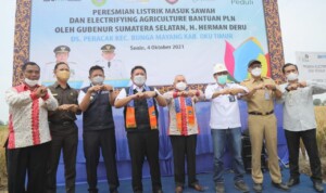 Gubernur Kaltim Kagum Program Listrik Masuk Sawah di Sumsel
