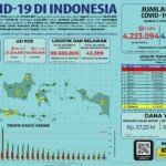 Update 6 Oktober 2021 Korban Covid-19 di Indonesia: 4.223.094 Positif, 4.052.300 Sembuh, 142.413 Meninggal