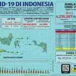 Update 19 Oktober 2021 Korban Covid-19 di Indonesia: 4.236.287 Positif, 4.076.541 Sembuh, 143.049 Meninggal