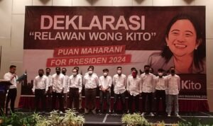 Relawan Wong Kito Dukung Puan Maharani Presiden 2024