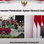 Buka Apkasi Otonomi Expo 2021, Presiden Jokowi Minta Daerah untuk Fokus Pada Produk Unggulan Sendiri