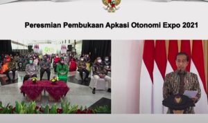 Buka Apkasi Otonomi Expo 2021, Presiden Jokowi Minta Daerah untuk Fokus Pada Produk Unggulan Sendiri