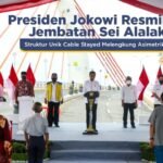 Presiden Jokowi Resmikan Jembatan Sei Alalak Kalimantan Utara