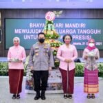 Peringati HKGB ke-69, Kapolri: Polri Kuat Karena Didukung Oleh Bhayangkari