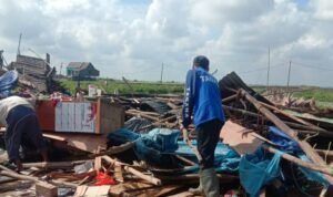 25 Rumah di Pemulutan Selatan Dihantam Puting Beliung