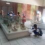 Sejumlah siswa Sekolah Alam Palembang melakukan pengamatan benda bersejarah di Museum Provinsi Sumsel