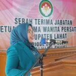 Ketua Dharma Wanita Persatuan Kabupaten Lahat Resmi Dilantik