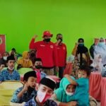 Gencar Vaksinasi, Posda BIN Aceh Tamiang Jaring Puluhan Pelajar SMPN 1 Karang Baru