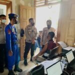 Polsek Seruway Monitoring Kegiatan Vaksin Covid-19