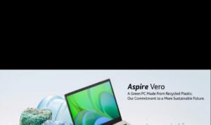 Acer Luncurkan Green PC Laptop Aspire Vero dari Plastik Daur Ulang
