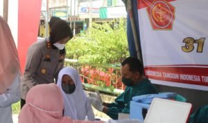 Puncak Vaksinasi Massal 31 Tahun Pengabdian AKABRI ’90, Polres PSP Sukses Vaksin 1.272 Warga