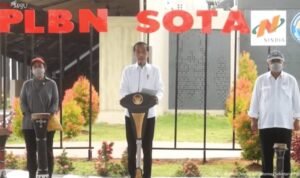 Resmikan PLBN Terpadu Sota, Presiden: Kawasan Perbatasan Representasi Wajah Bangsa Indonesia