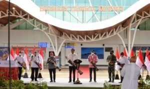 Presiden Jokowi Resmikan Terminal Baru Bandara Mopah di Kabupaten Merauke Papua, Tampung 638.850 Penumpang