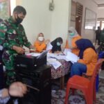 Serbuan Vaksinasi, Kodim 1418 Mamuju Sasar Pelajar di SMPN Papalang