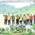 PUPR RI Gelar Peresmian Pengalihan Sungai Bendungan Leuwi Keris Ciamis