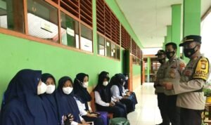 Gerai Vaksin Presisi, Polres Majene Sasar Pelajar SMP