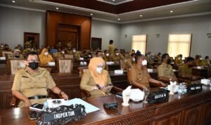 Wabup Tulungagung Ikuti Rakor Pemberantasan Tindak Pidana Korupsi