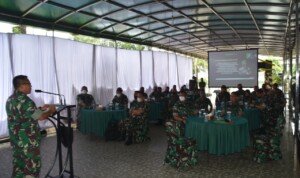 Korem 044/Gapo Terima Tim Wasrik Itdam ll/Swj