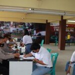 Polres Kapuas Hulu Sukseskan Vaksinasi Bersama Kaum Milenial