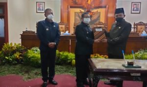 Rapat Paripurna Penyampaian Propemperda dan Persetujuan Bersama Ranperda APBD Tulungagung TA 2022 serta Ranperda Lainnya