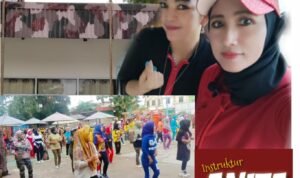 Aerobik Anita Bakar Semangat Senam Sehat FKKPI Prabumulih