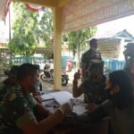 Vaksin Koramil Prabumulih Serbu Warga Kelurahan