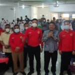 Enos Hadiri Vaksinasi Serentak Pelajar OKU Timur