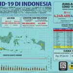 Update 8 November 2021 Korban Covid-19 di Indonesia: 4.248.409 Positif, 4.095.078 Sembuh, 143.557 Meninggal