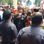 Puluhan Massa Pemuda Pancasila ‘Gruduk’ PN Klas I A Palembang