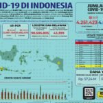 Update 16 November 2021 Korban Covid-19 di Indonesia: 4.251.423 Positif, 4.099.399 Sembuh, 143.685 Meninggal