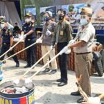 Kanwil DJBC Sumbagtim dan KPPBC TMP B Palembang Musnahkan Hasil Penindakan Selama Sebulan