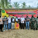 Sinergitas Dandim dan Kapolres Aceh Tamiang Tinjau Vaksinasi
