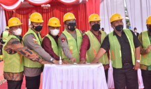 Pasang Tiang Pancang, Polres Tapsel Segera Punya Markas Baru