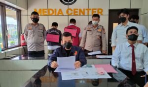 Polres Lahat Gelar “Pers Conference” Terkait Pengrusakan Palang Parkir