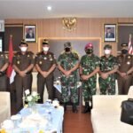 Wadanlantamal I Belawan Terima Kunjungan Kerja Jaksa Agung Muda Bidang Pidana Militer