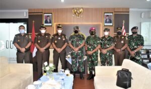 Wadanlantamal I Belawan Terima Kunjungan Kerja Jaksa Agung Muda Bidang Pidana Militer