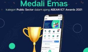 Aplikasi Super JAKI Raih Medali Emas di Ajang ASEAN ICT Awards 2021