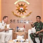 Atase Pertahanan Angkatan Laut Australia Kunjungi Mako Seskoal