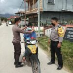 Tegakkan Prokes, Polsek Mamasa Lakukan Operasi Yustisi