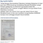 Wakil Ketua Komisi V DPRD Sumsel Tanggapi Kasus Pelecehan Seksual di Unsri