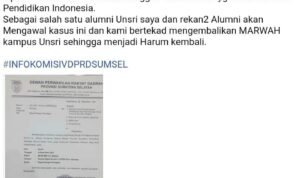 Wakil Ketua Komisi V DPRD Sumsel Tanggapi Kasus Pelecehan Seksual di Unsri