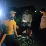 Antisipasi 3C, Sajam dan Senpi, Polsek Pemulutan Gelar KRYD di Jalan Desa Babatan Saudagar