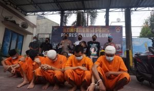 Kasus Pengeroyokan, Polres Tulungagung Amankan Belasan Pemuda